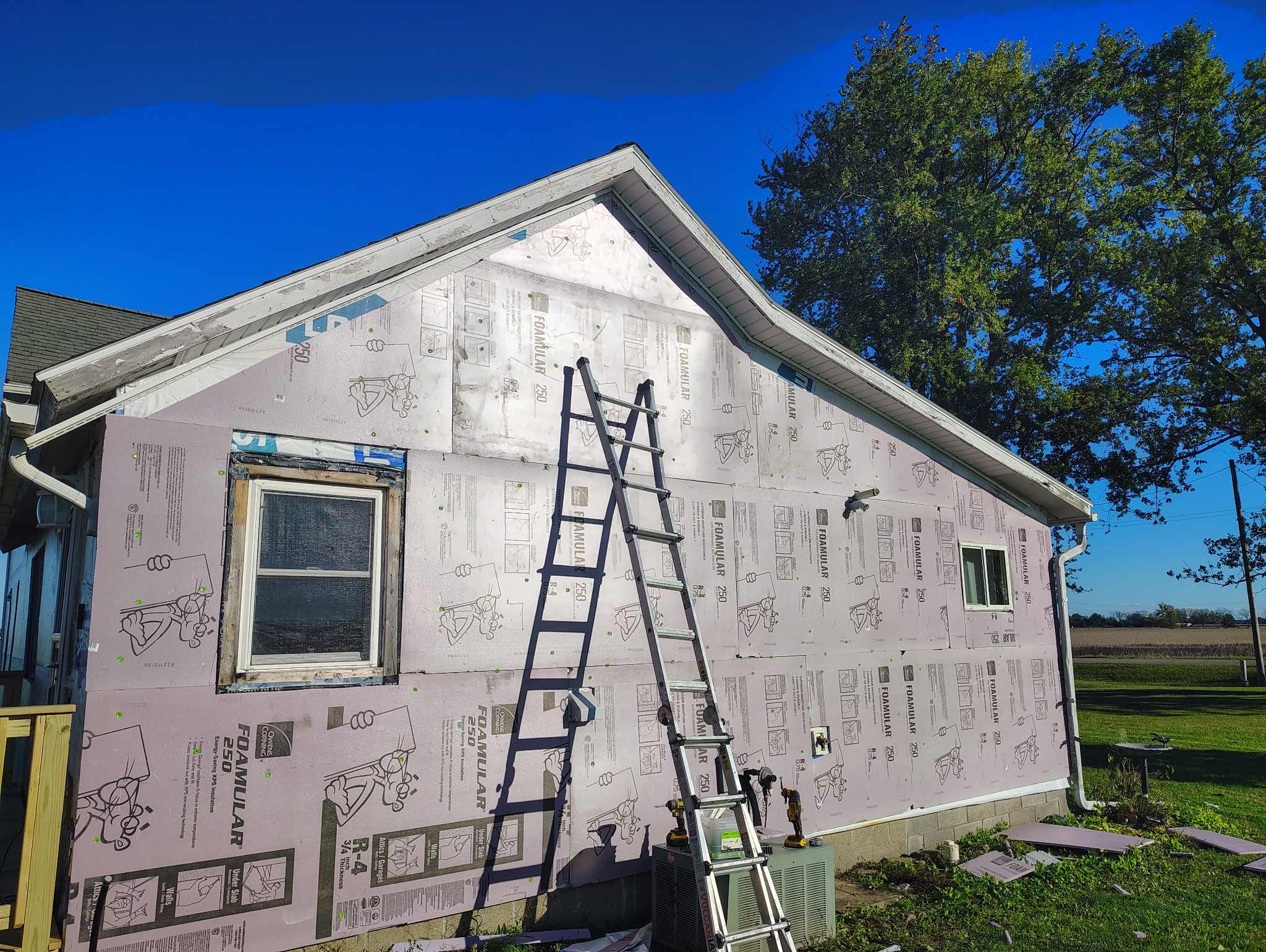 Board and batten siding installation
