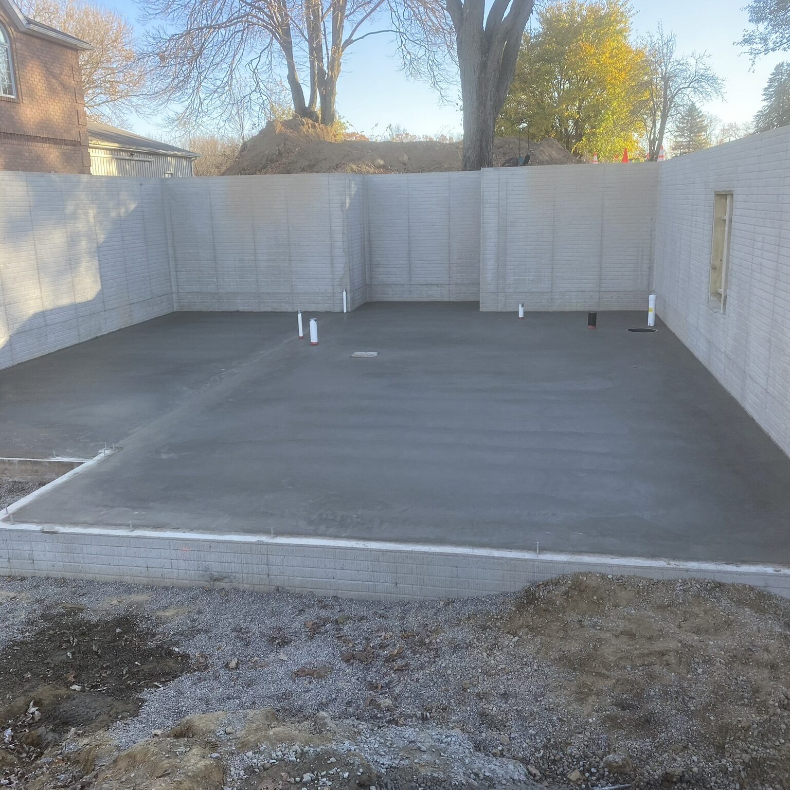 Concrete driveway project