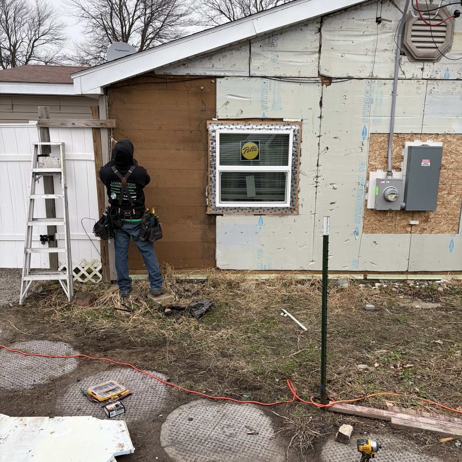 Energy-efficient window installation