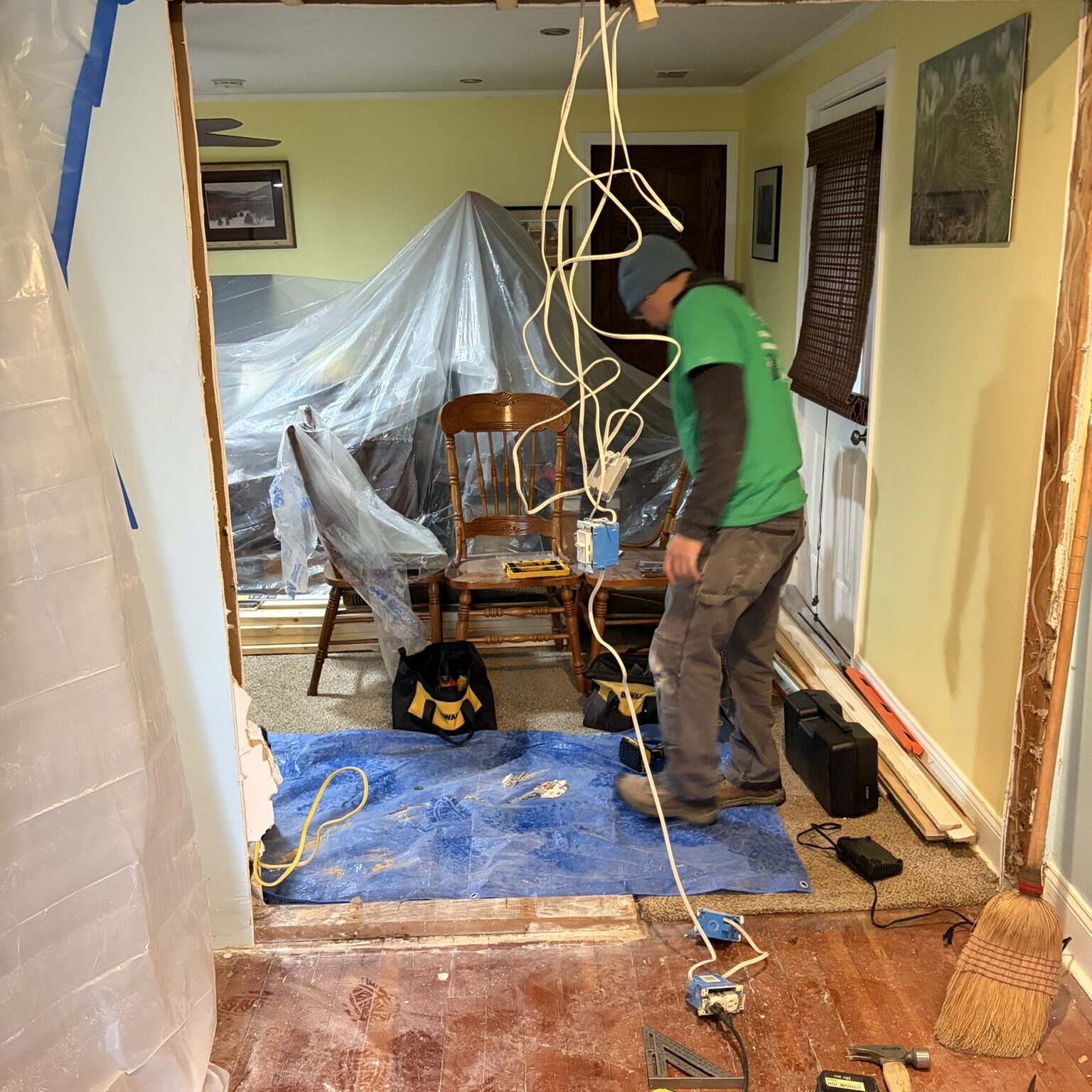 Interior remodeling project