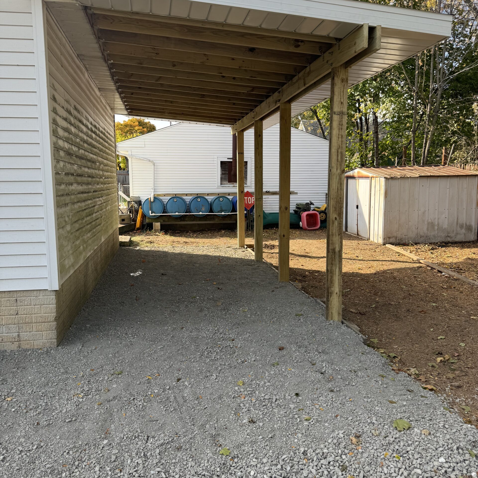 Garage and pole barn construction