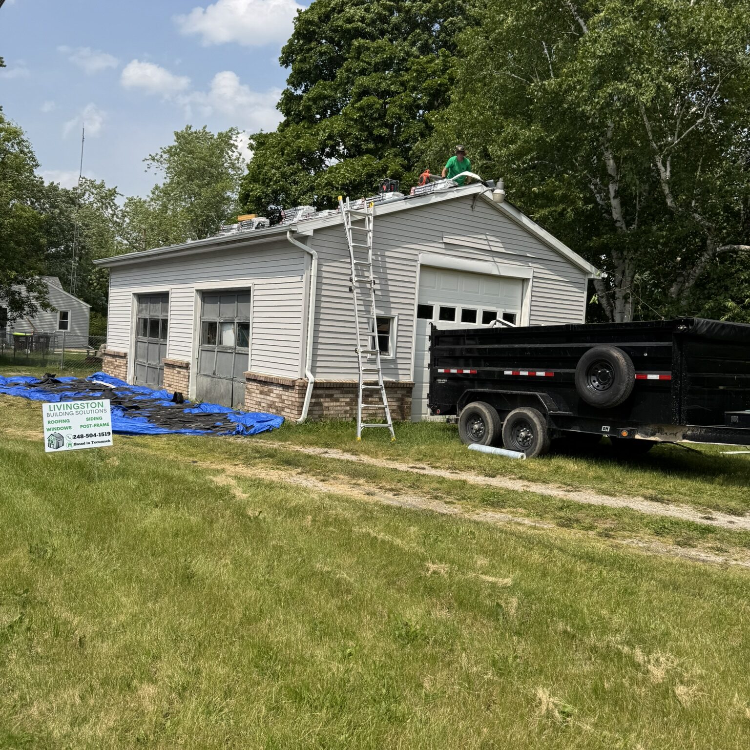 Detached garage construction in Southeast Michigan
